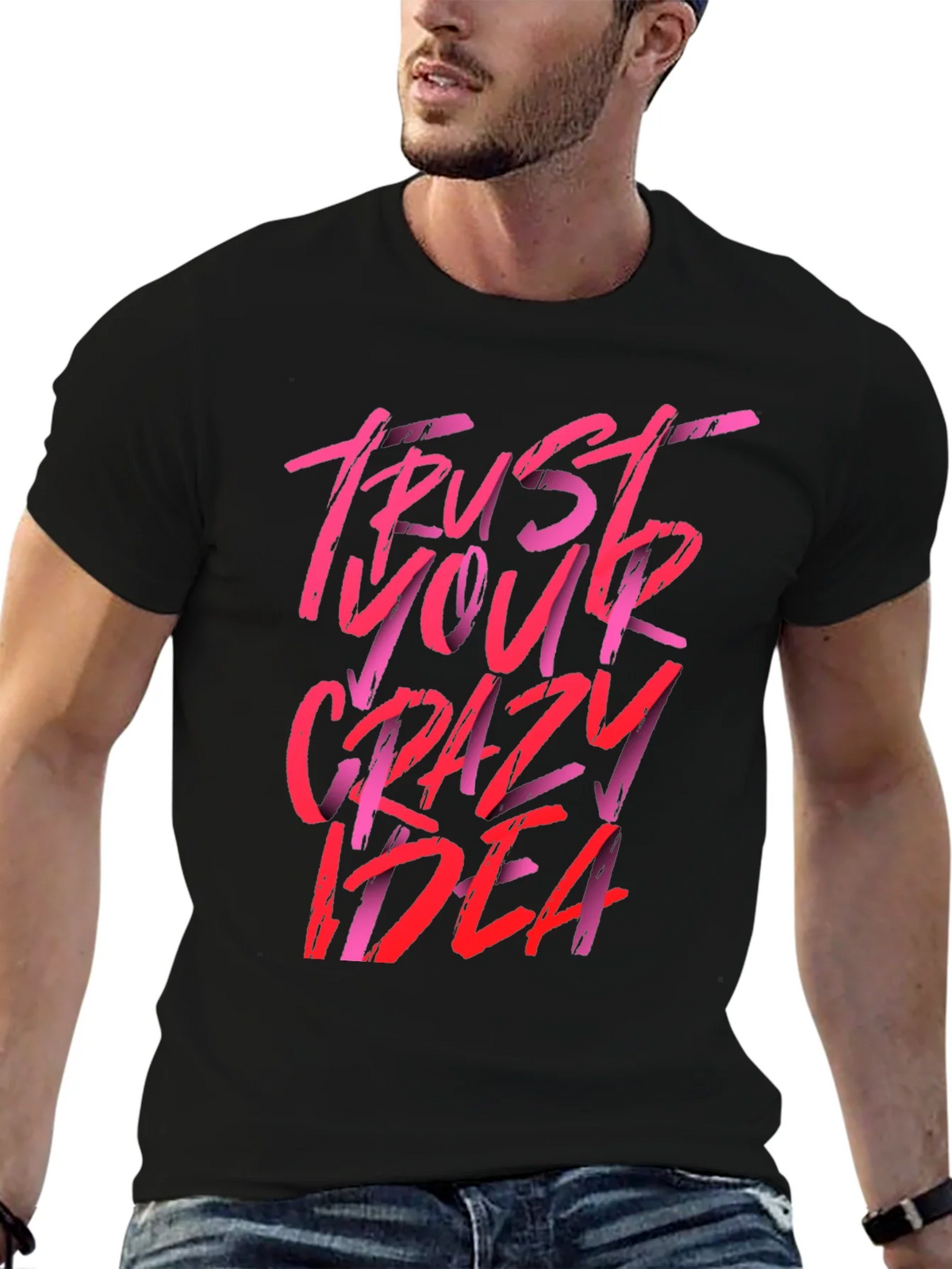 Trust Your Crazy Idea Graphic Tee product image 6