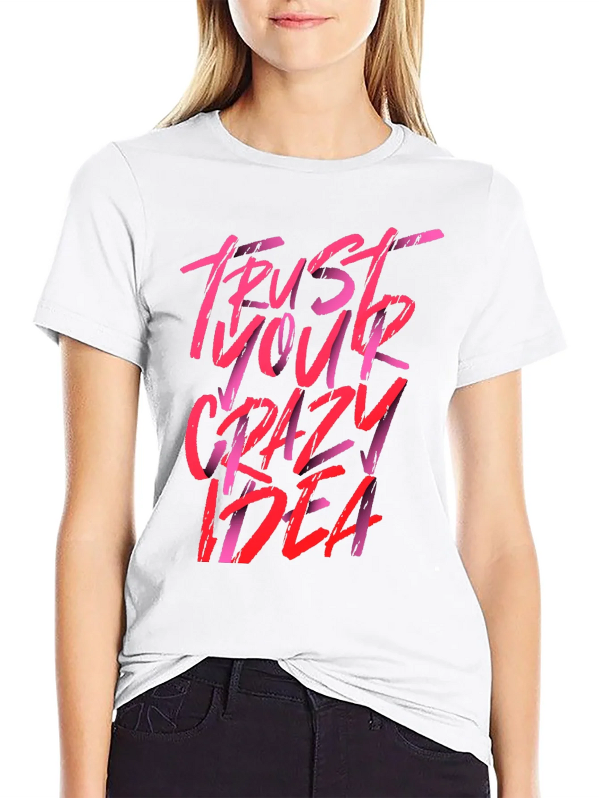 Trust Your Crazy Idea Graphic Tee product image 7