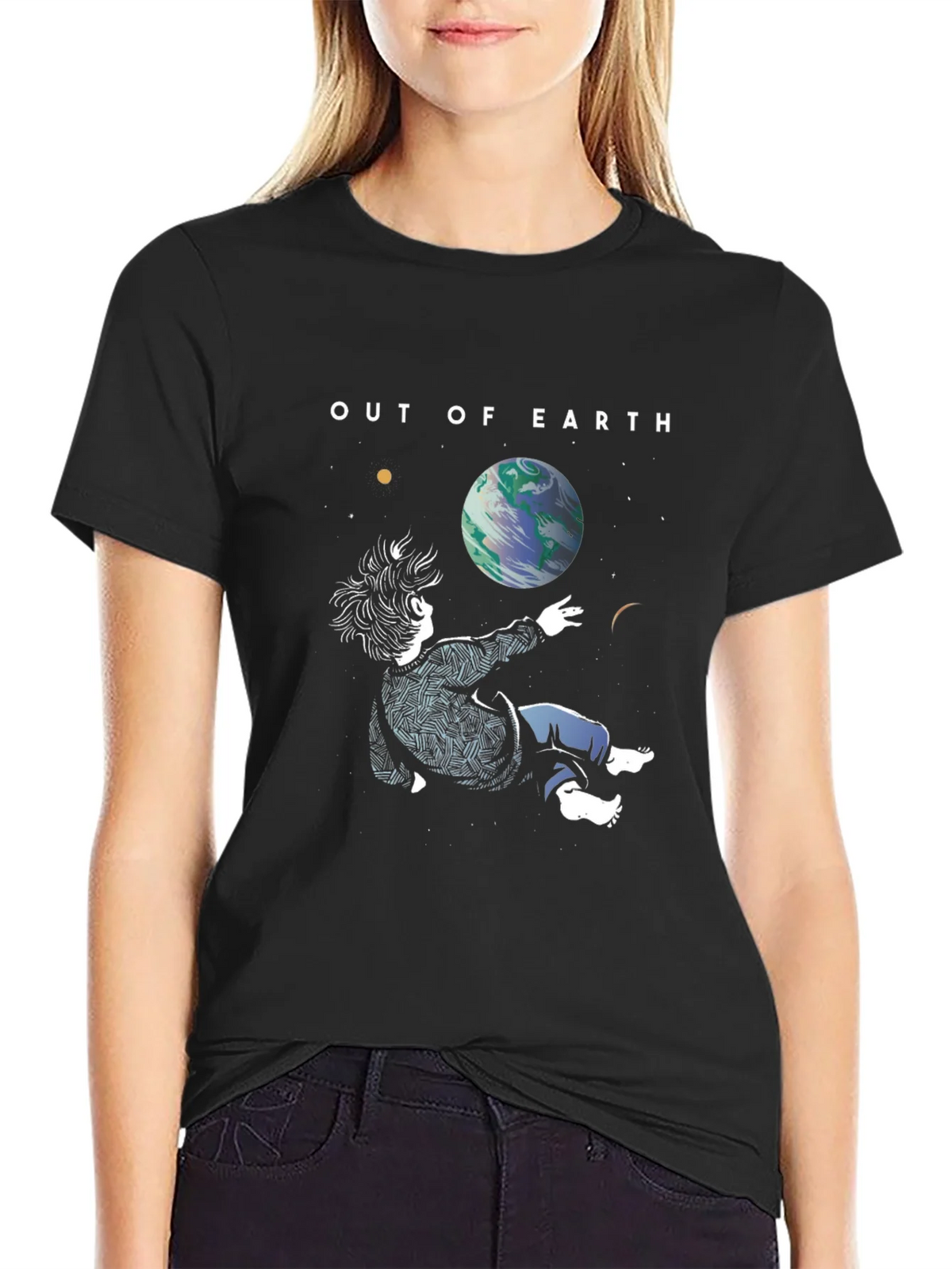 Out of Earth Graphic T-Shirt - Stylish Space Design product image 2