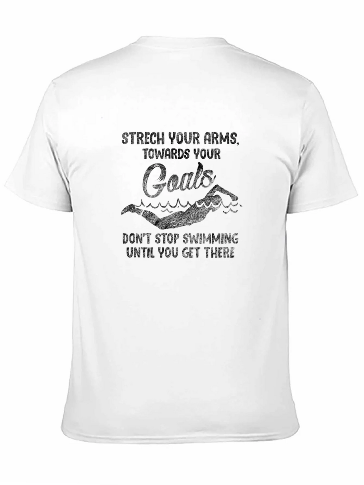Stretch Your Arms Goals Swimmer Graphic T-Shirt product image 5
