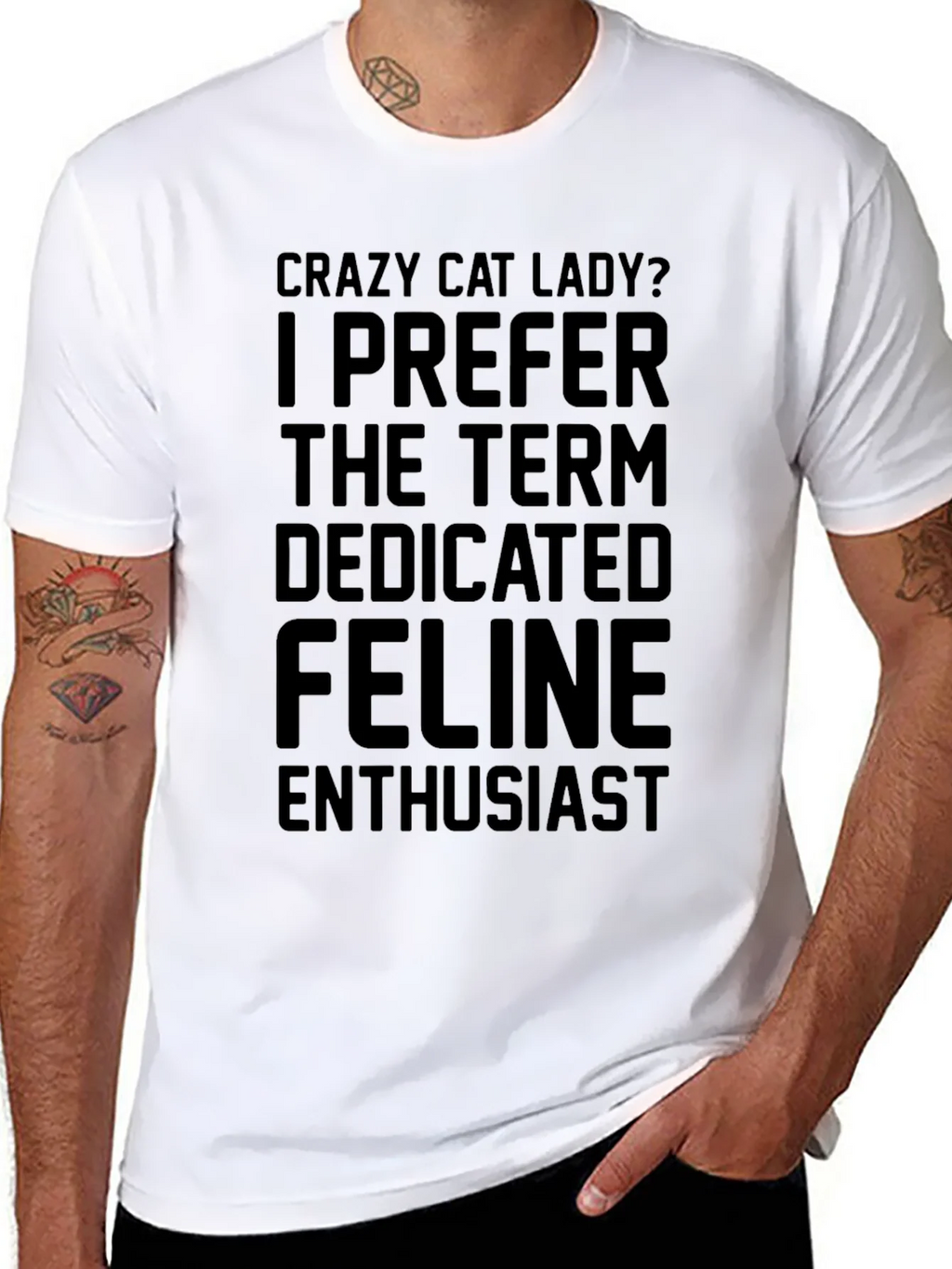 Crazy Cat Lady T-Shirt - Dedicated Feline Enthusiast product image 6