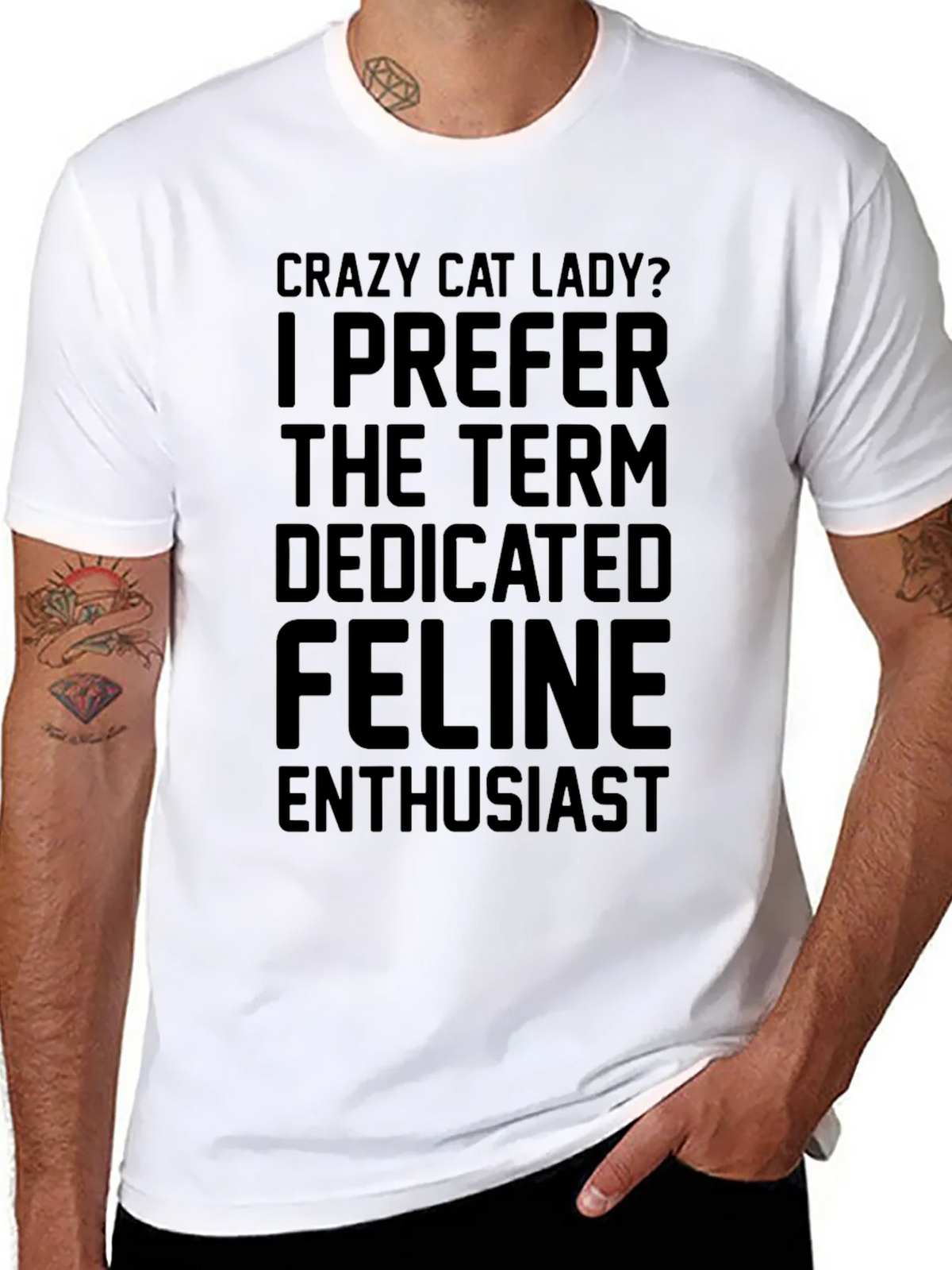 Crazy Cat Lady T-Shirt - Dedicated Feline Enthusiast product image 6