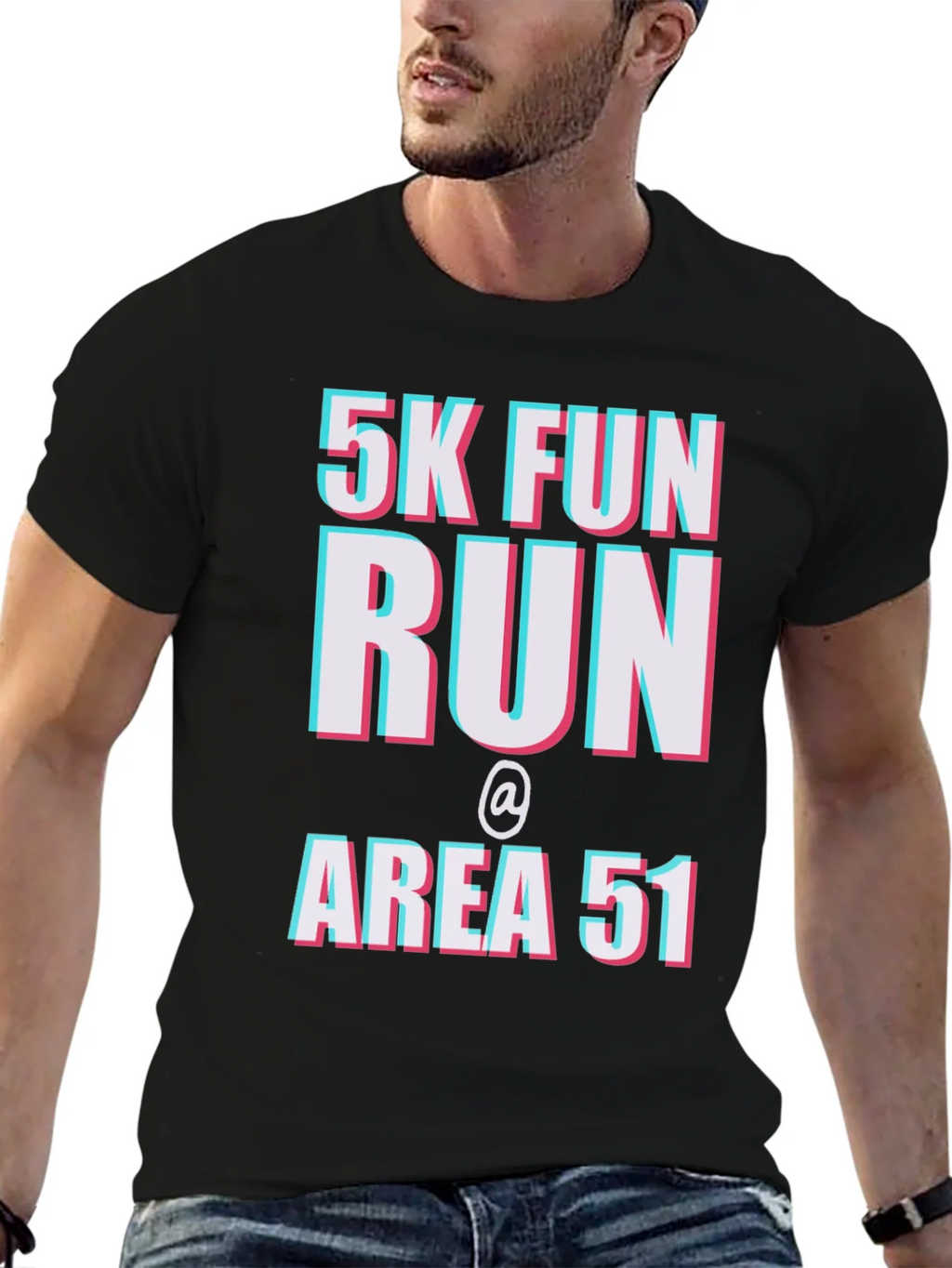 5K Fun Run at Area 51 Graphic Tee product image 6