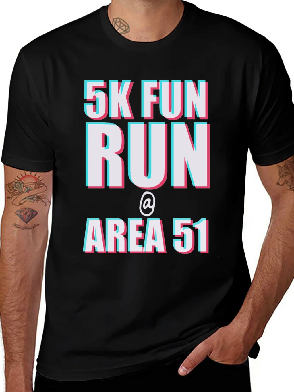 5K Fun Run at Area 51 Graphic Tee product image 1