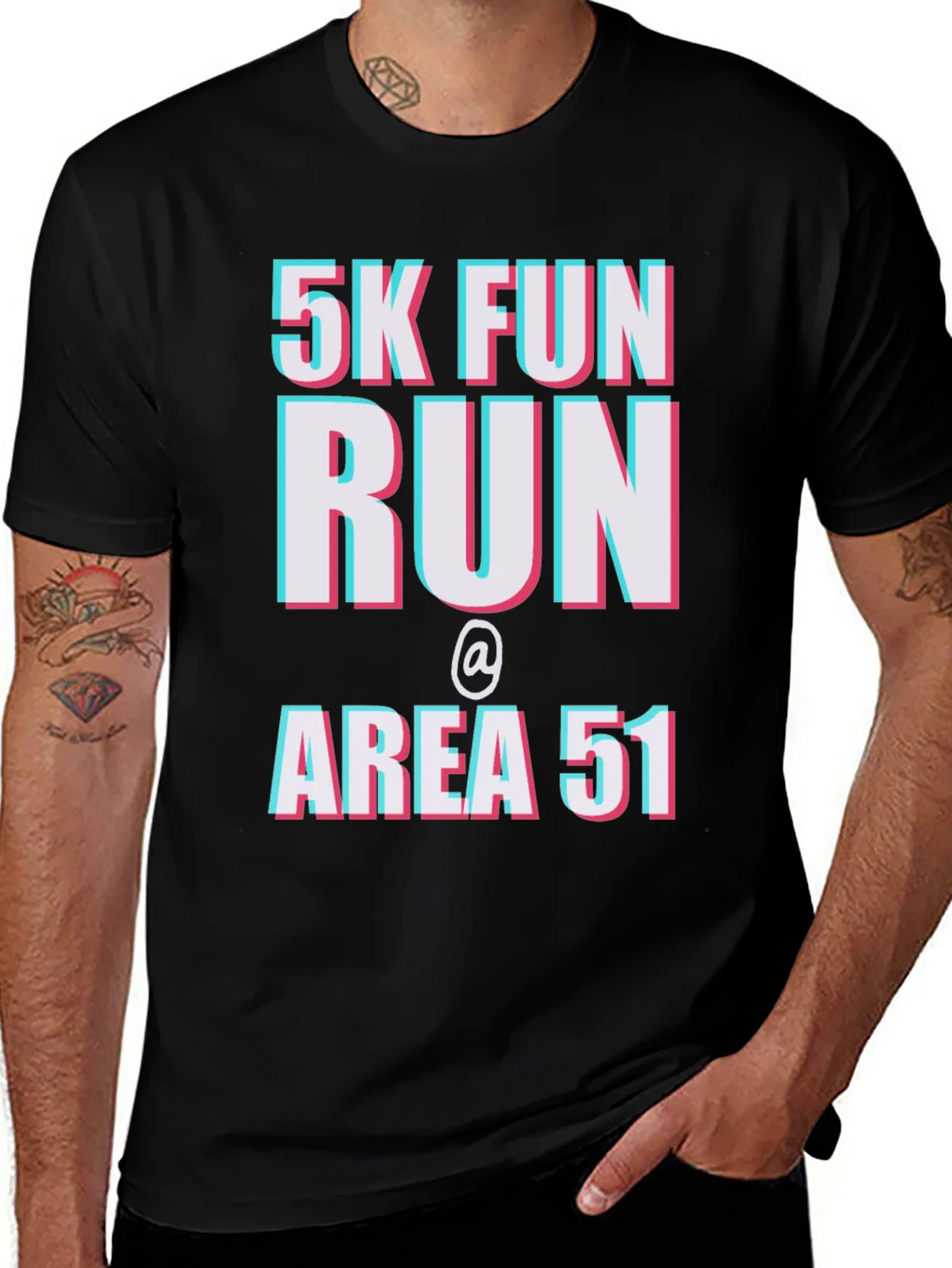 5K Fun Run at Area 51 Graphic Tee product image 1