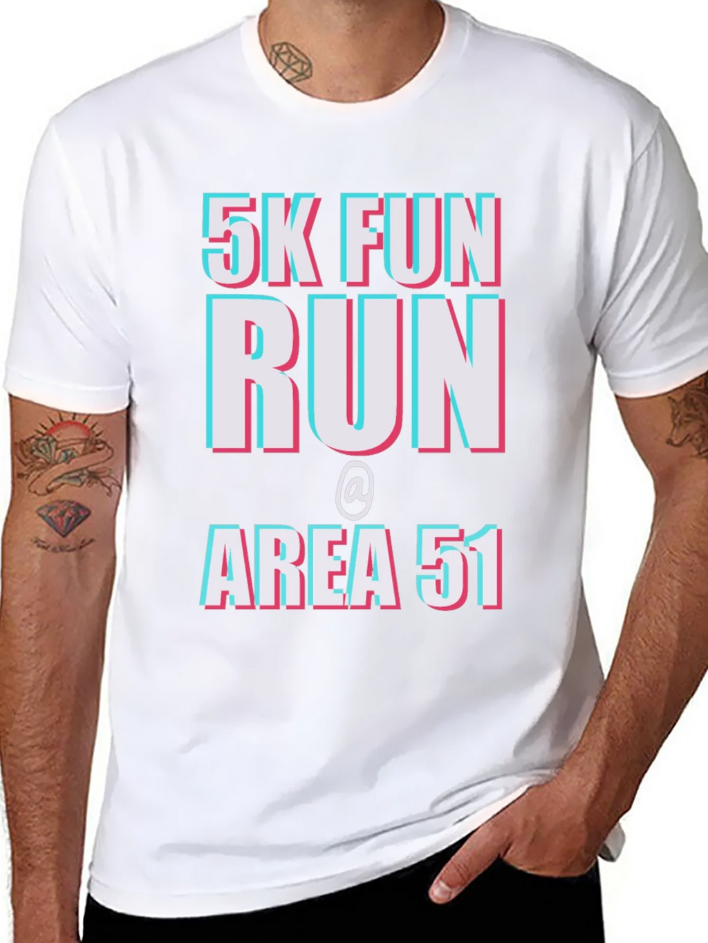 5K Fun Run at Area 51 Graphic Tee product image 7