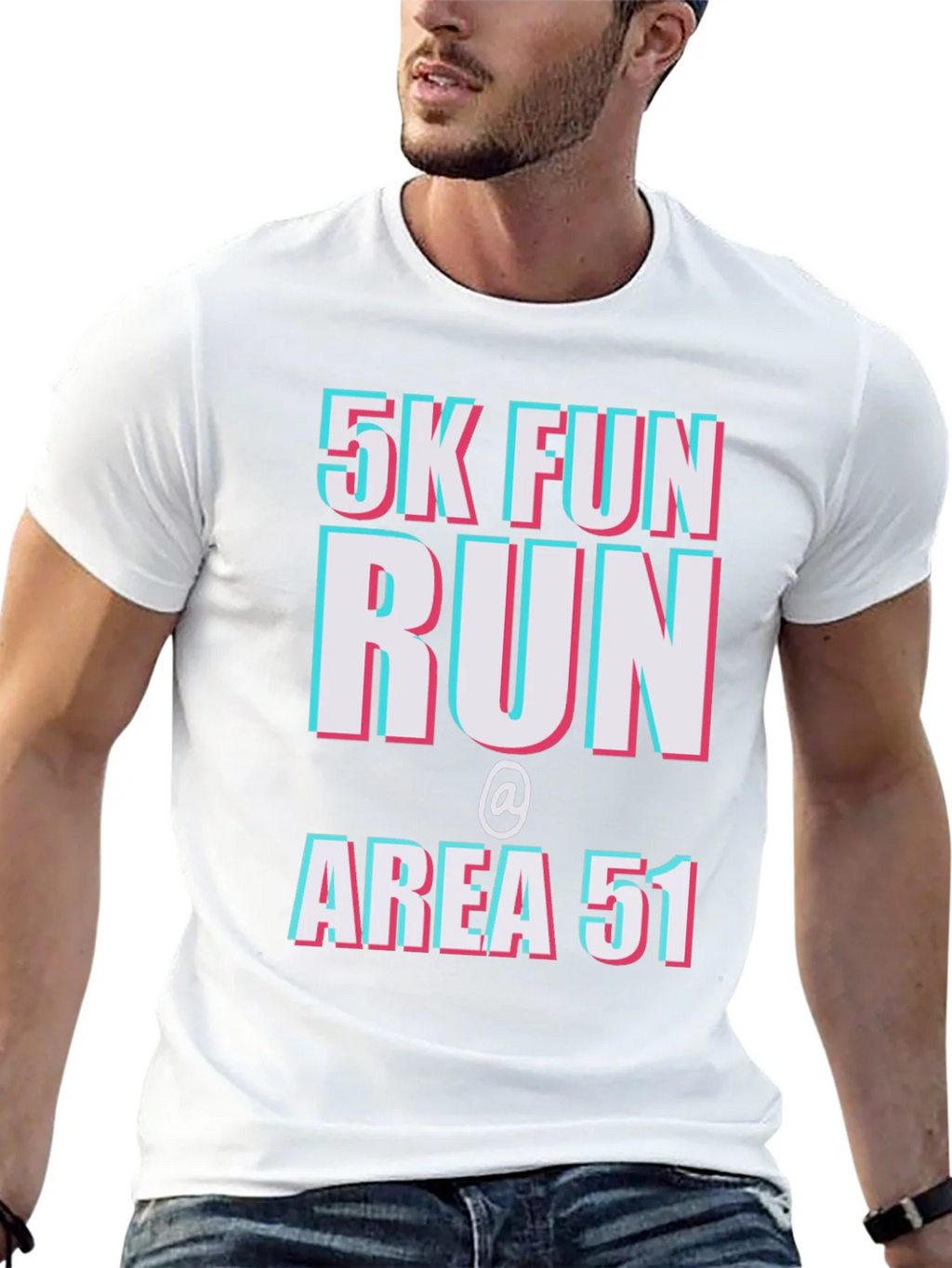 5K Fun Run at Area 51 Graphic Tee product image 12