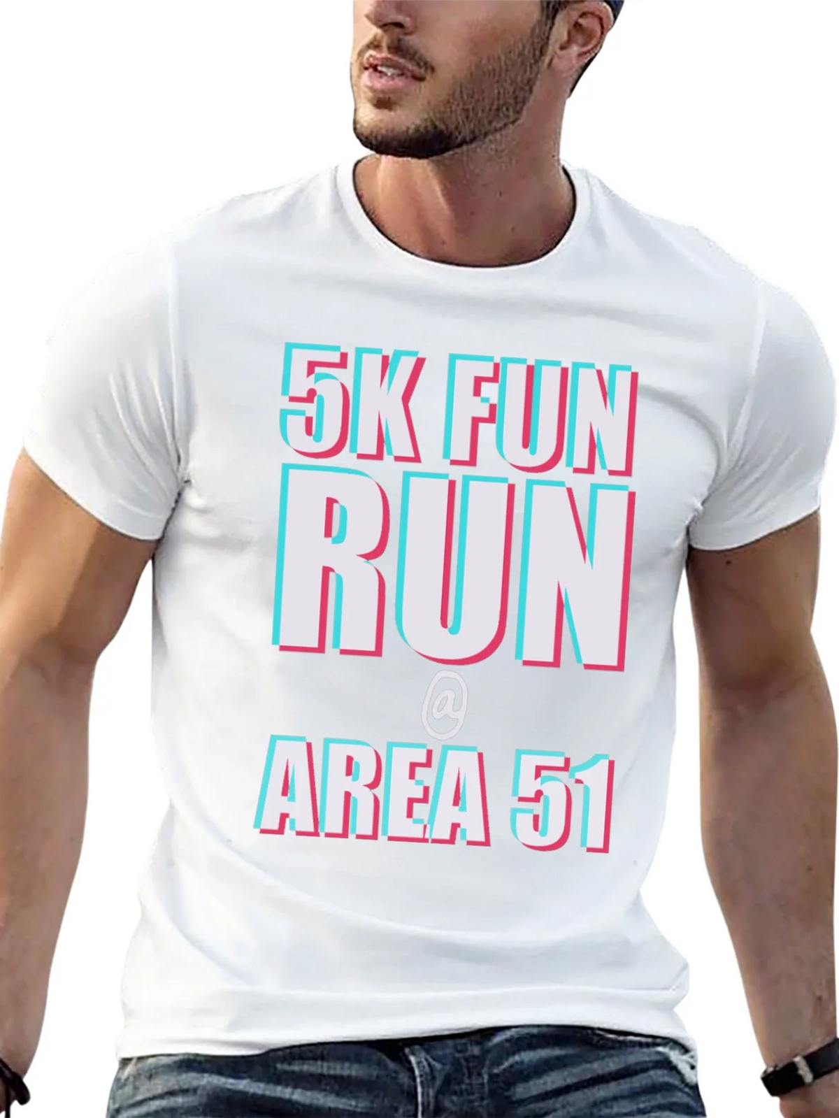 5K Fun Run at Area 51 Graphic Tee product image 12