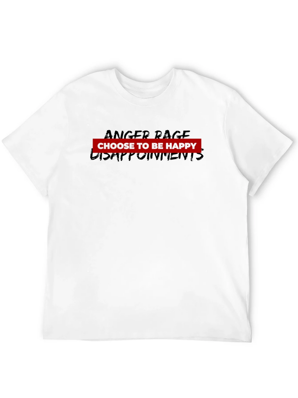 Choose To Be Happy Black Graphic Tee product image 10