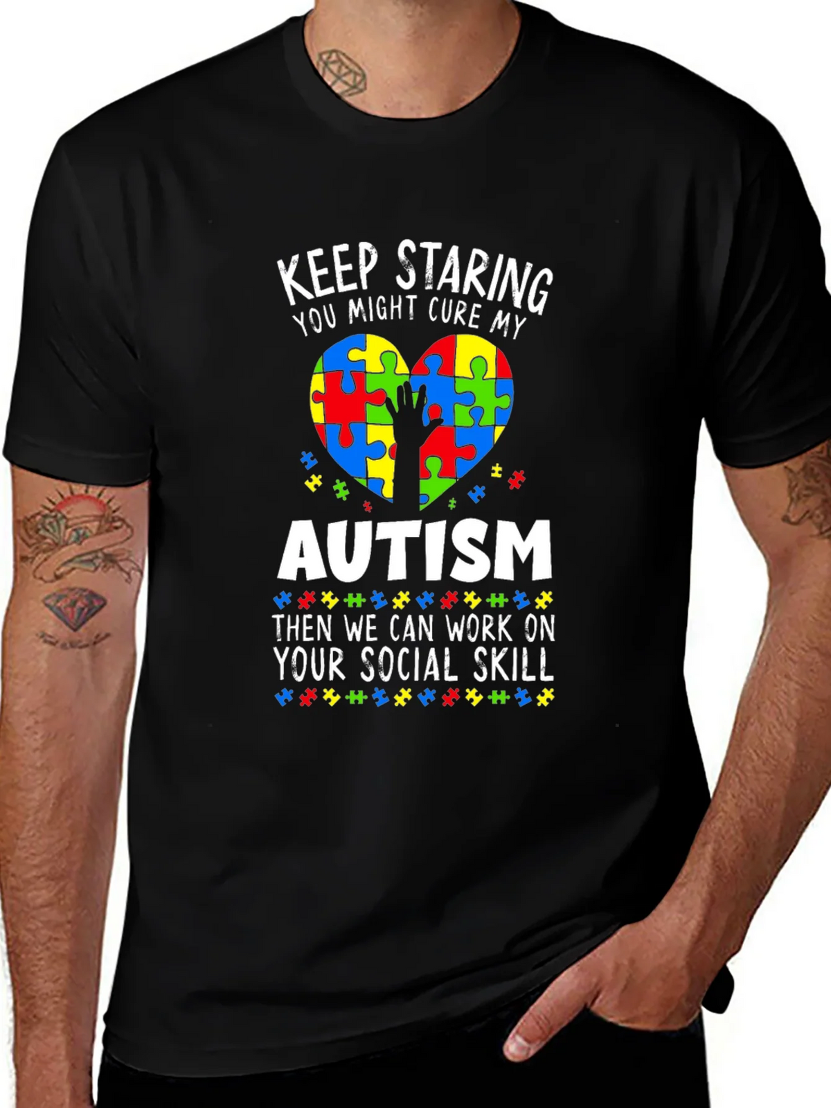 Autism Awareness T-Shirt Social Skills product image 1