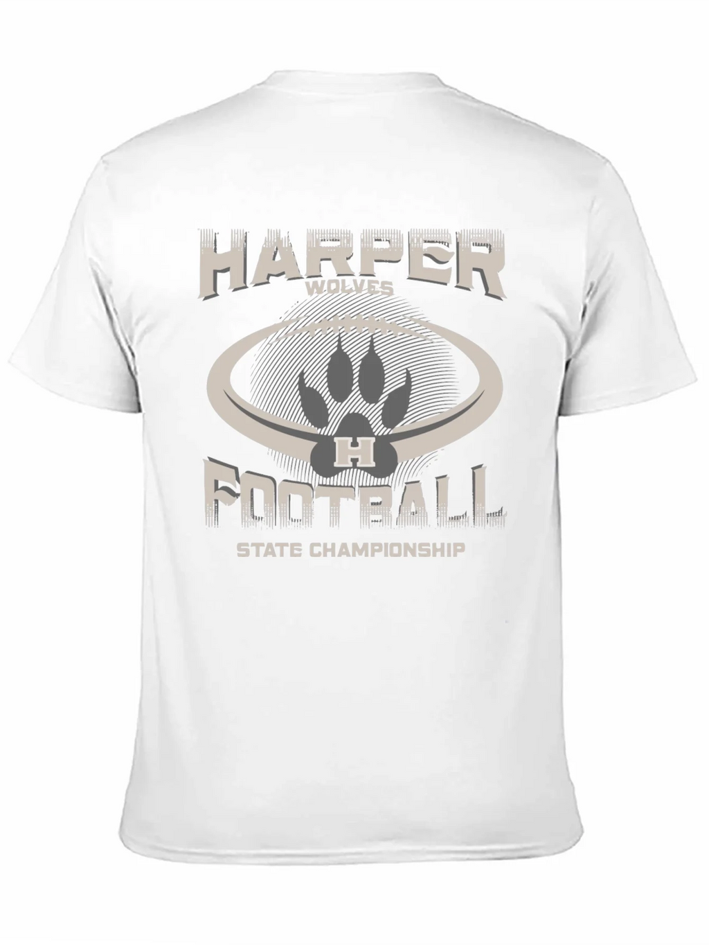 Harper Wolves Football State Championship T-Shirt product image 10