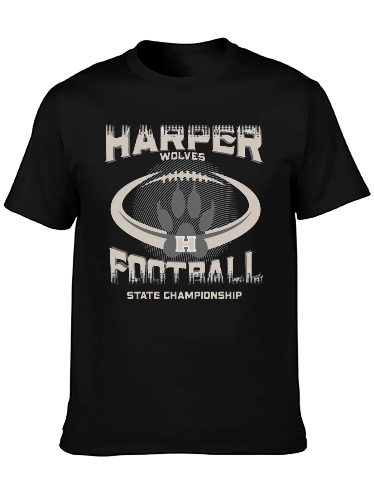 Harper Wolves Football State Championship T-Shirt product image 3