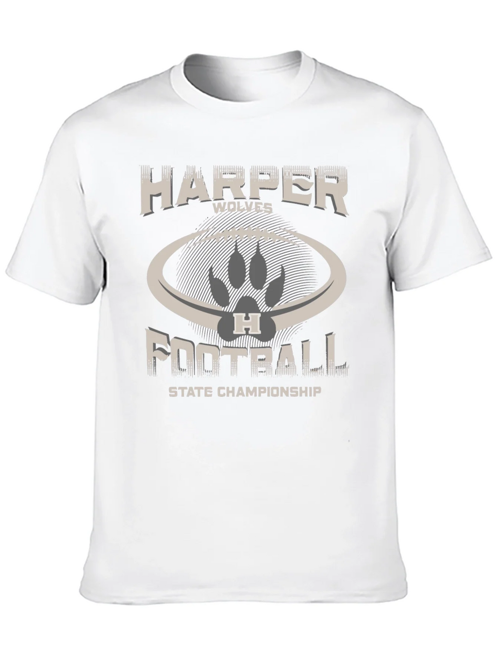 Harper Wolves Football State Championship T-Shirt product image 9