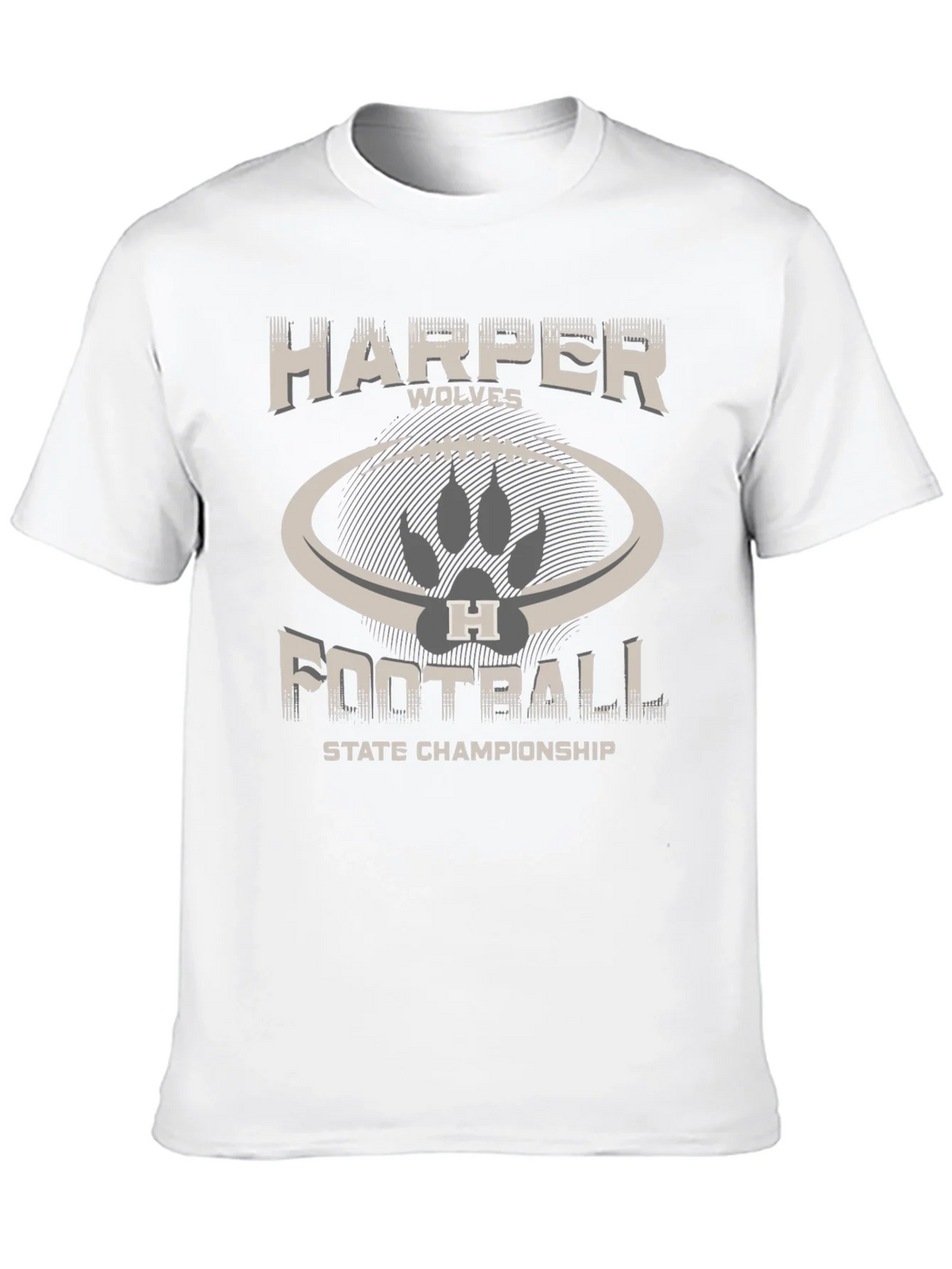 Harper Wolves Football State Championship T-Shirt product image 9