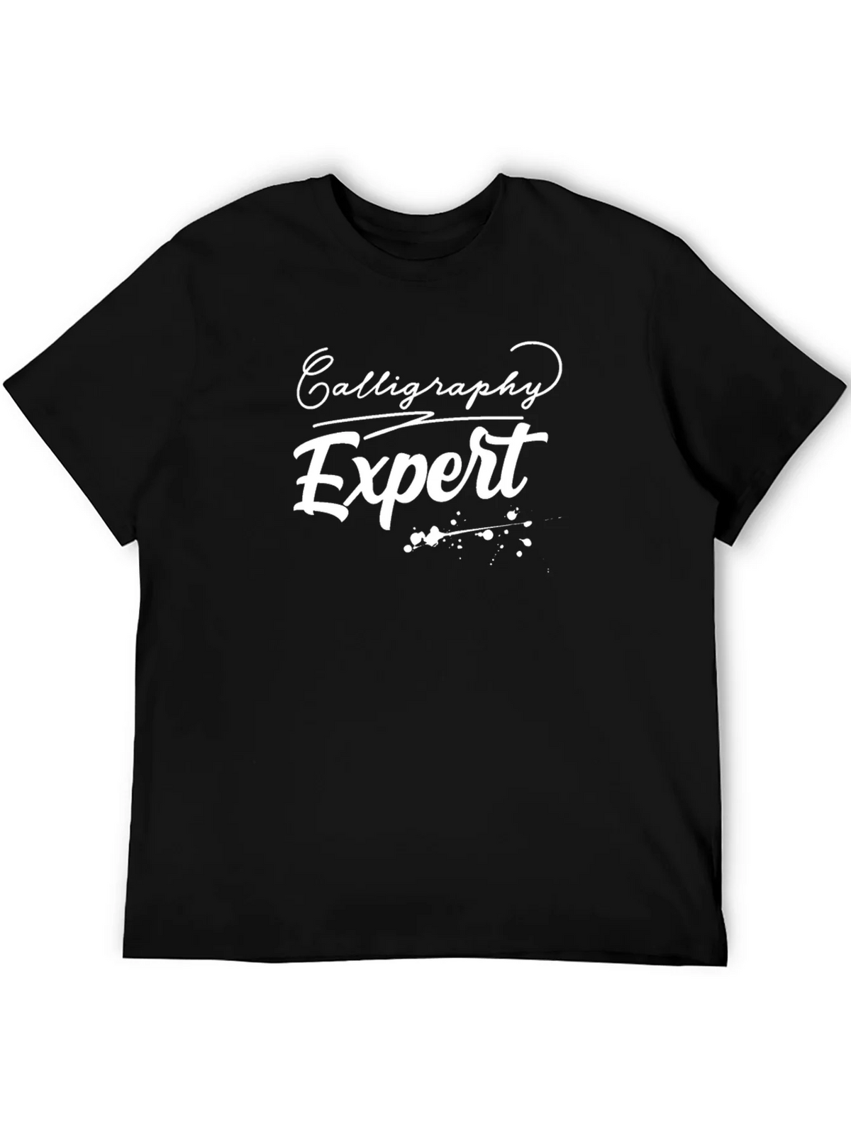 Calligraphy Expert Graphic T-Shirt - Black product image 5