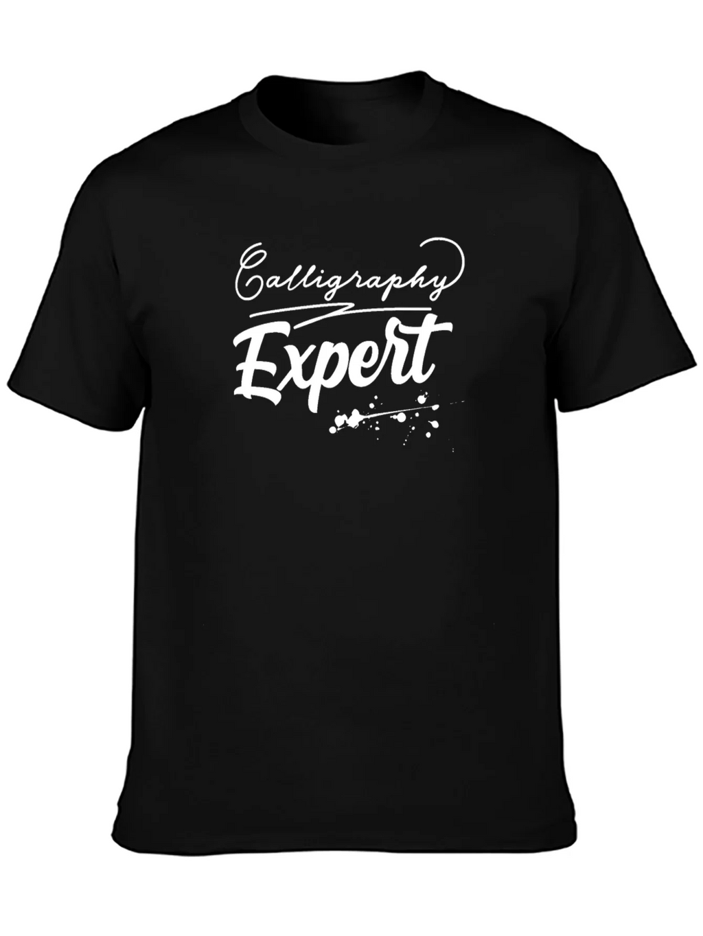 Calligraphy Expert Graphic T-Shirt - Black product image 3