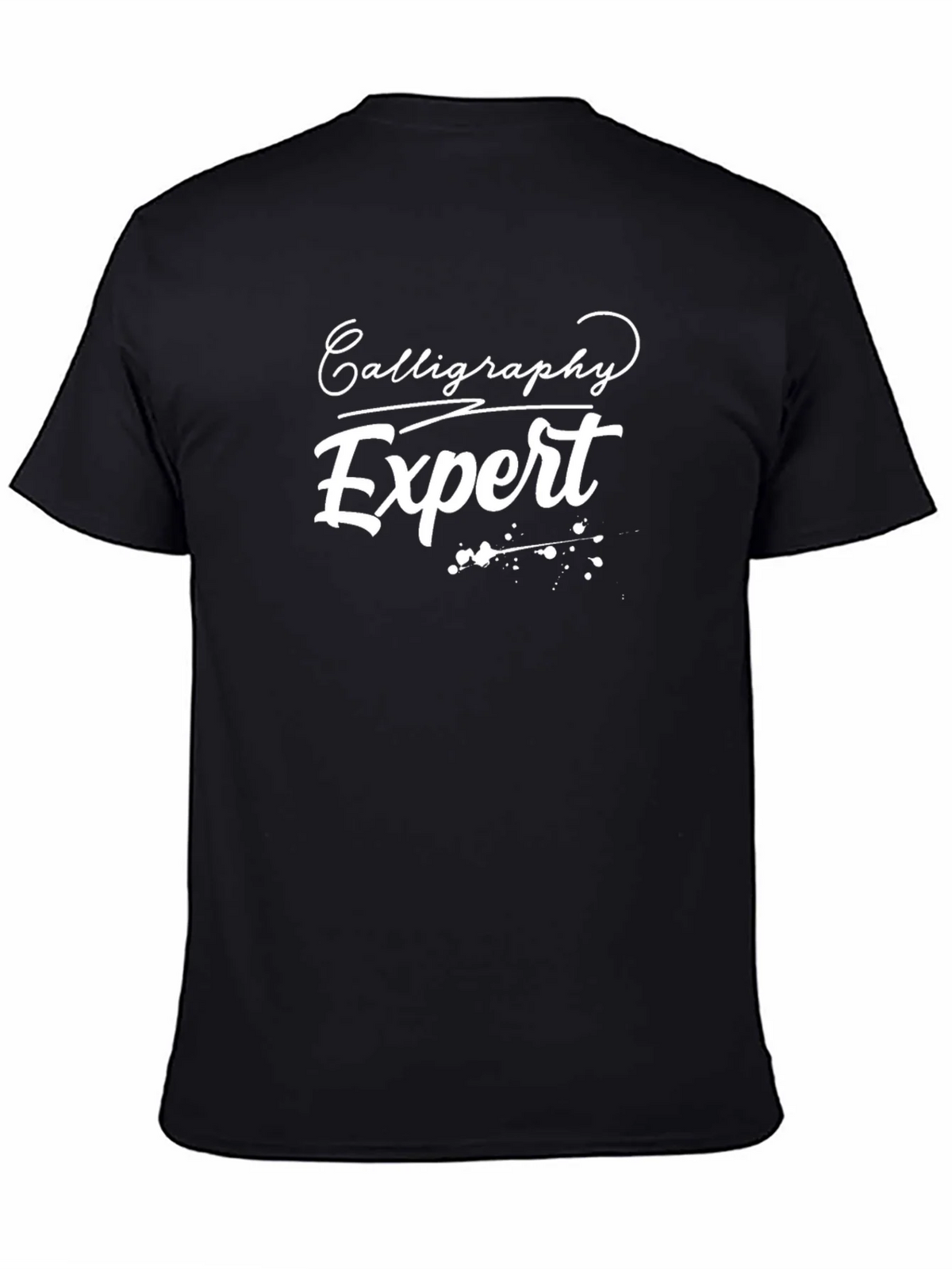 Calligraphy Expert Graphic T-Shirt - Black product image 4