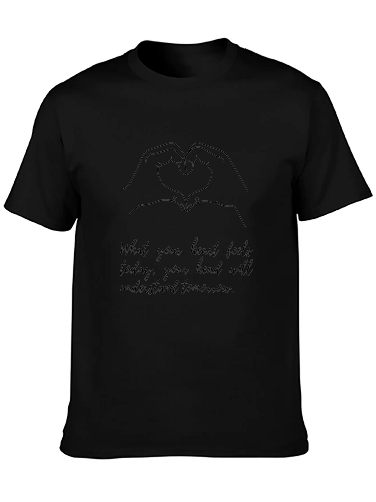 Heart Hands Graphic Tee - Inspirational Message product image 3