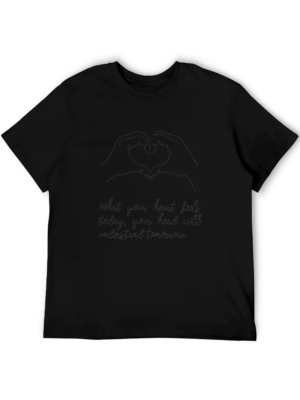 Heart Hands Graphic Tee - Inspirational Message product image 5
