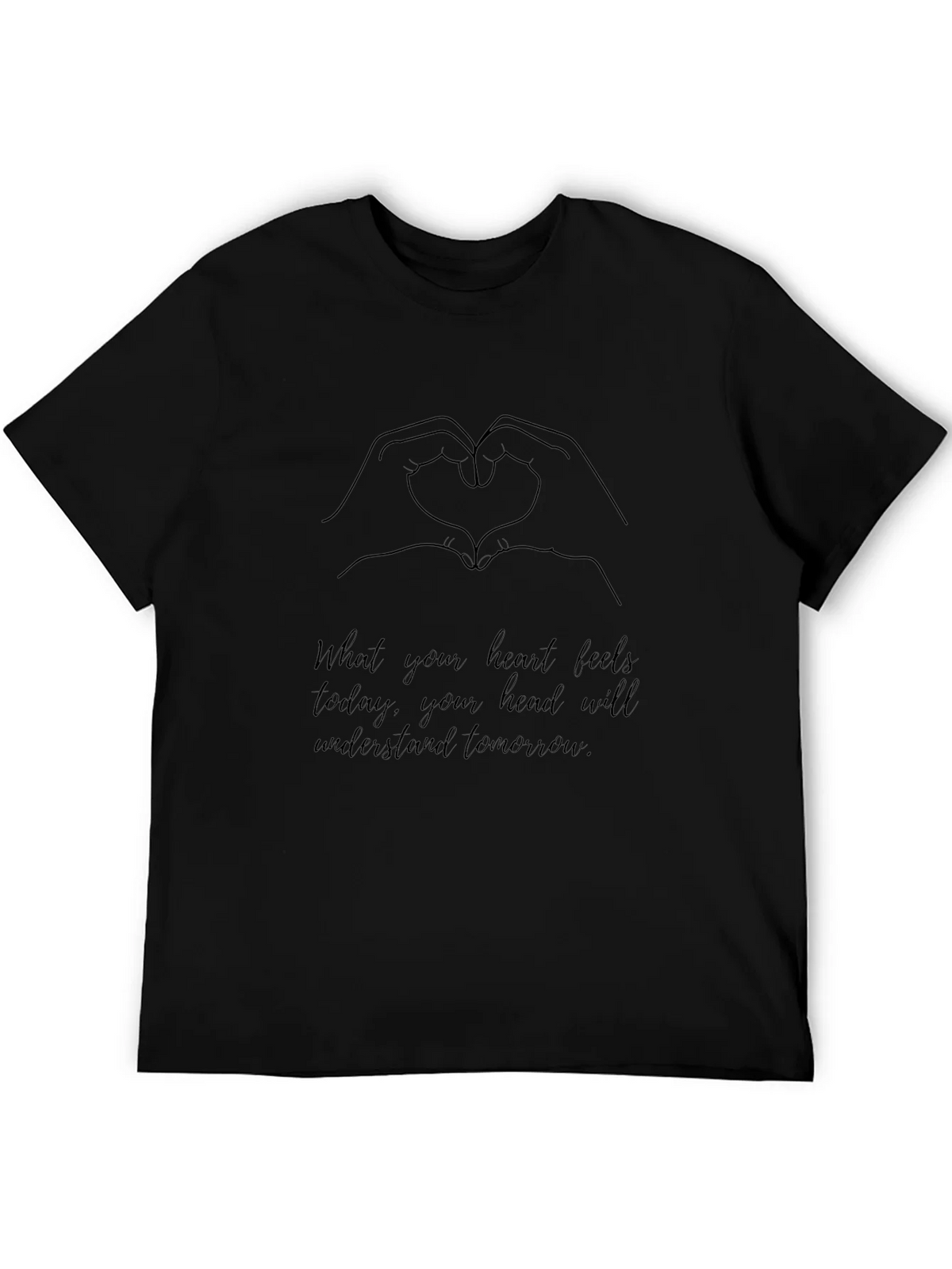 Heart Hands Graphic Tee - Inspirational Message product image 5