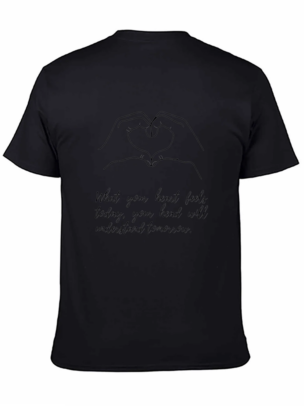 Heart Hands Graphic Tee - Inspirational Message product image 4