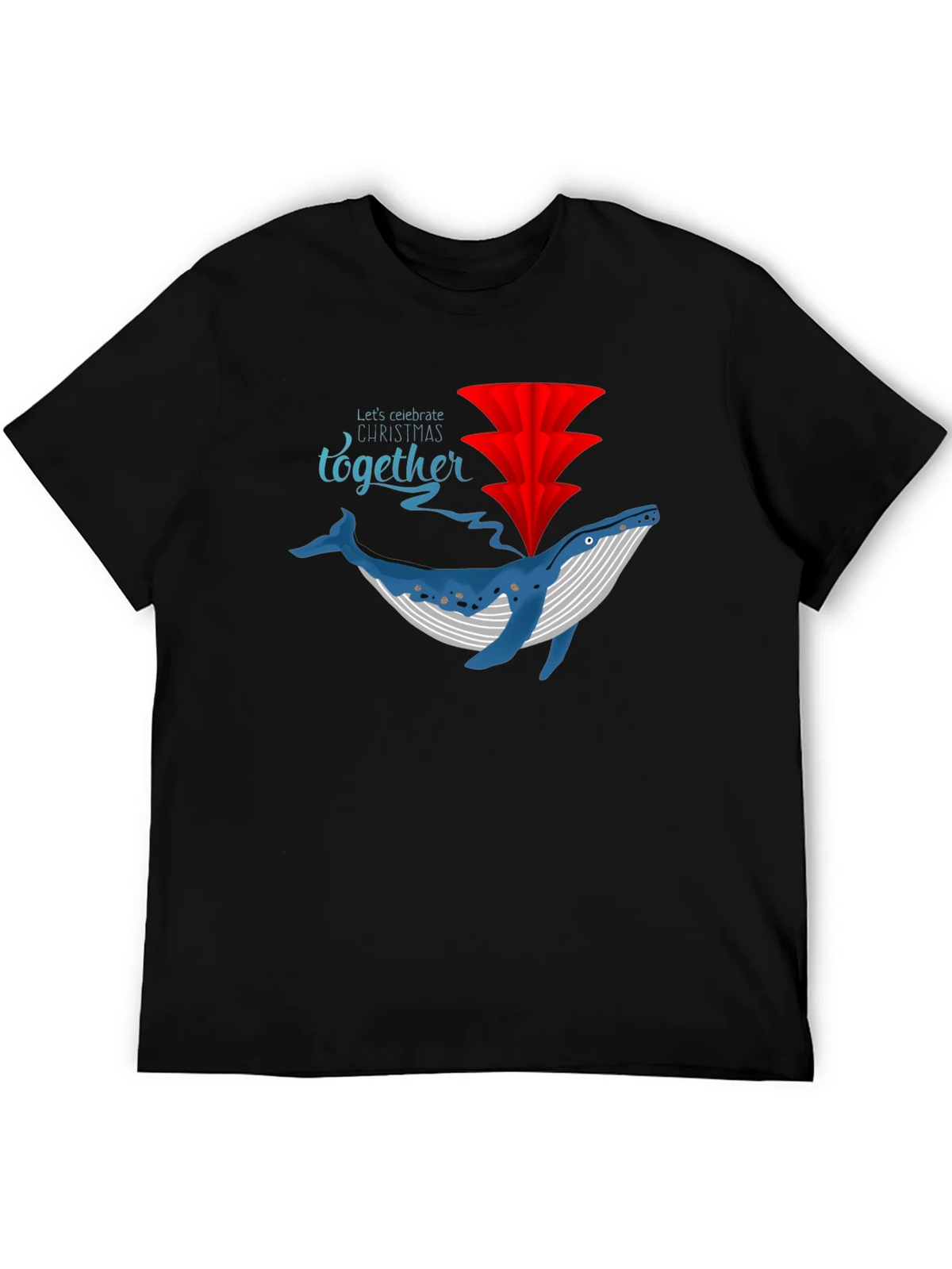 Whale Christmas Celebration T-Shirt product image 5