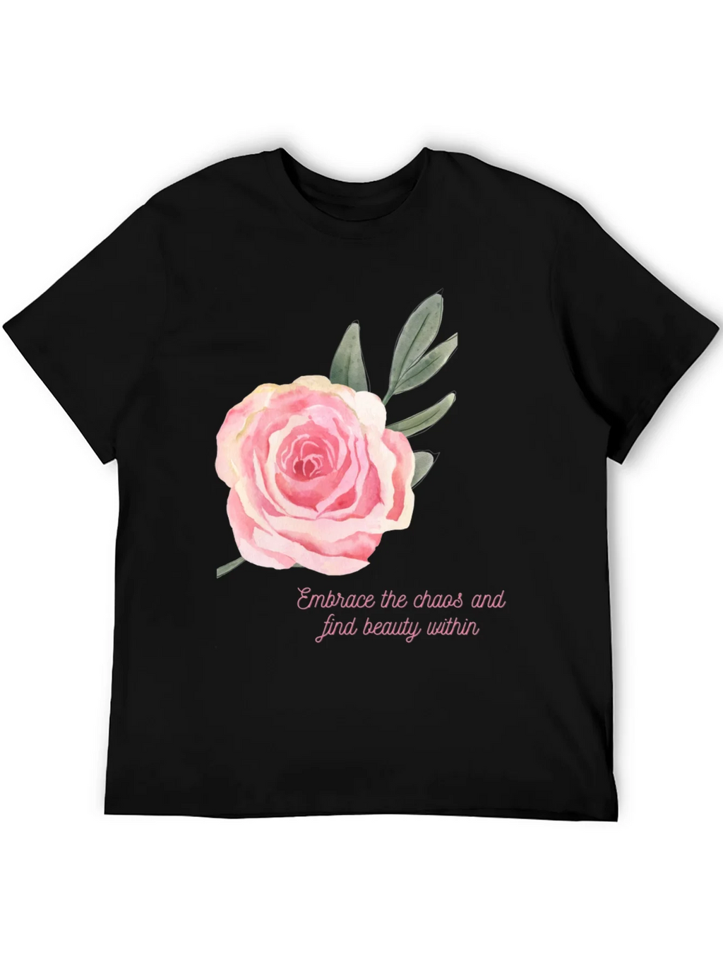 Floral Rose Graphic Tee - Embrace Beauty Within product image 5