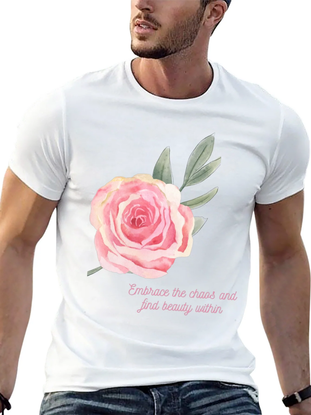 Floral Rose Graphic Tee - Embrace Beauty Within product image 12