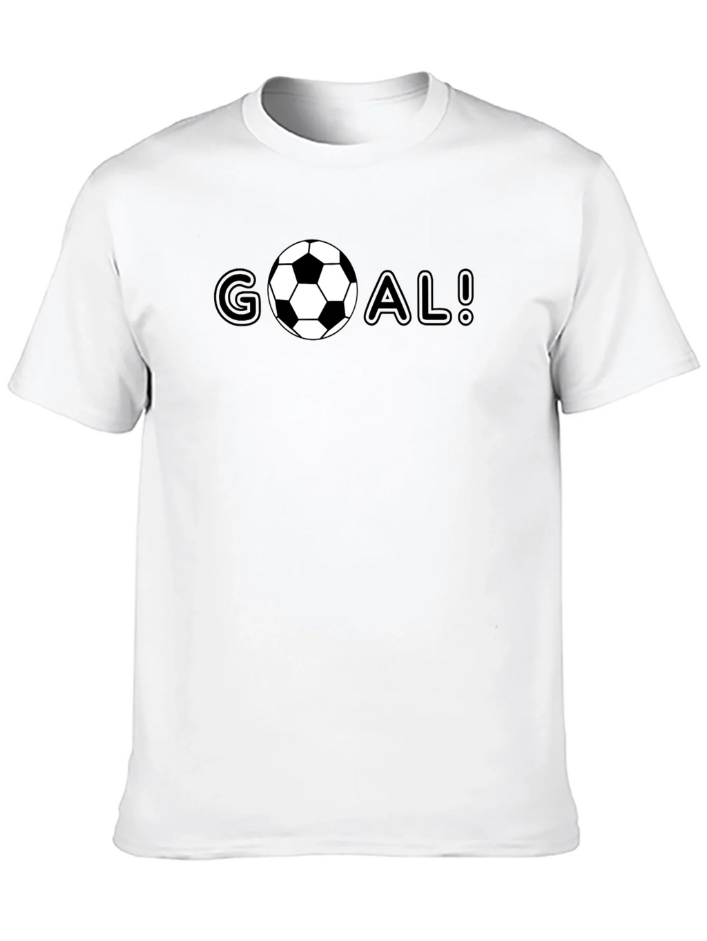 Goal! Soccer Ball Graphic Tee - Black Cotton T-Shirt product image 7