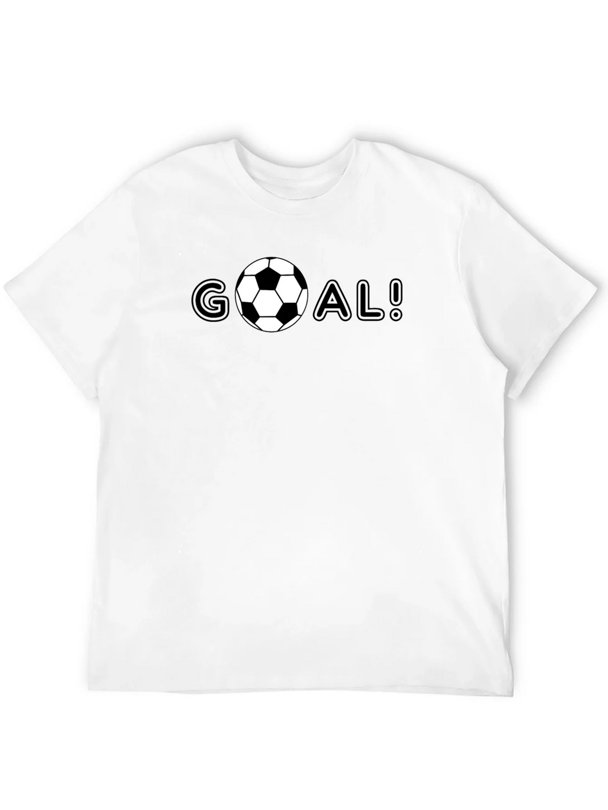 Goal! Soccer Ball Graphic Tee - Black Cotton T-Shirt product image 9