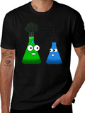 Never Overreact! Science Humor Black T-Shirt product image 1