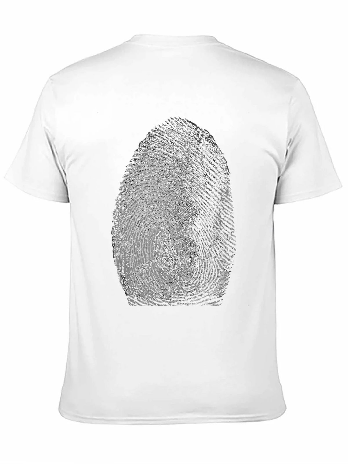 Fingerprint Graphic Tee - Unique Black T-Shirt product image 10