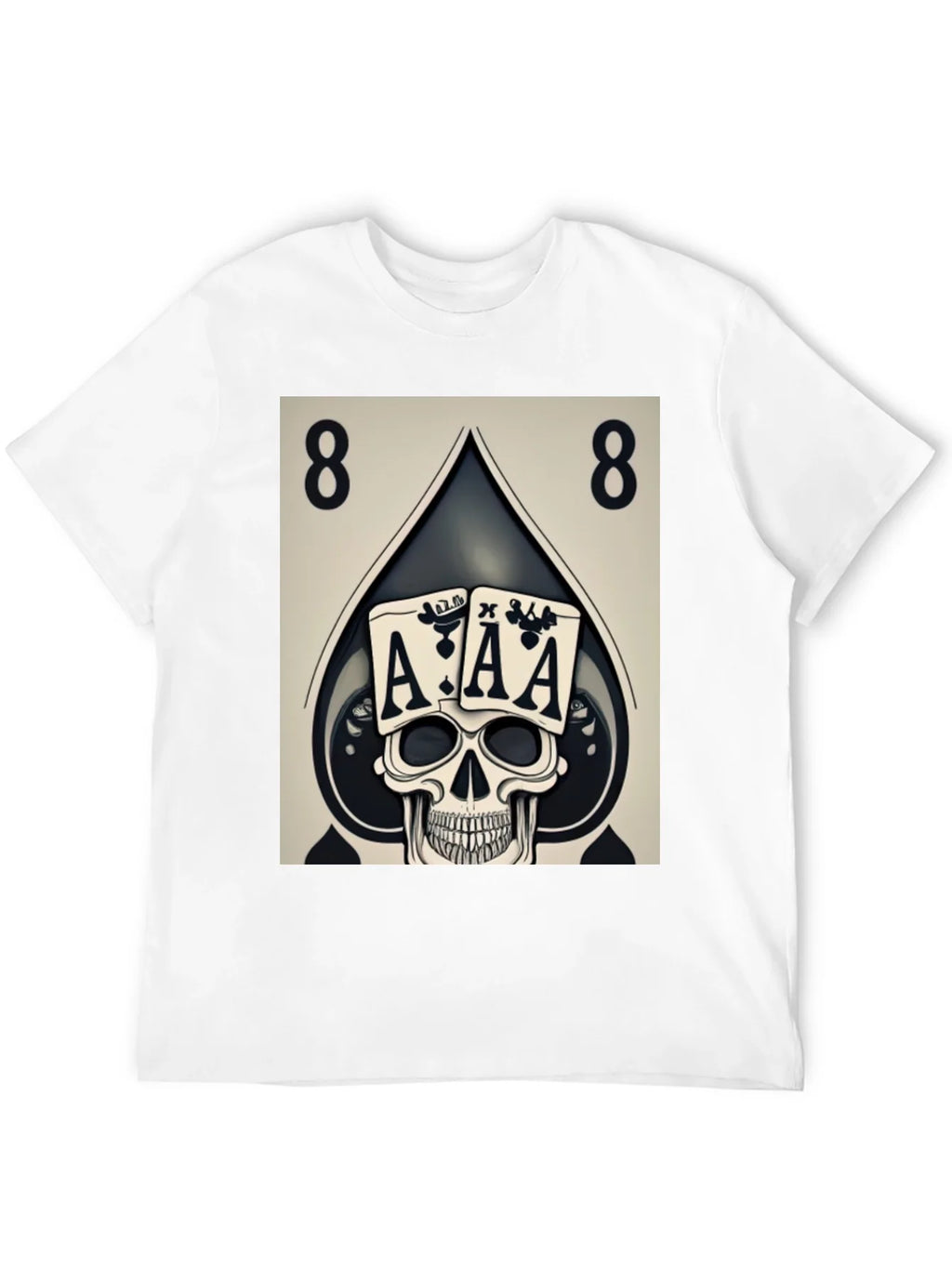 Ace Skull Graphic Tee - Poker Style product image 8