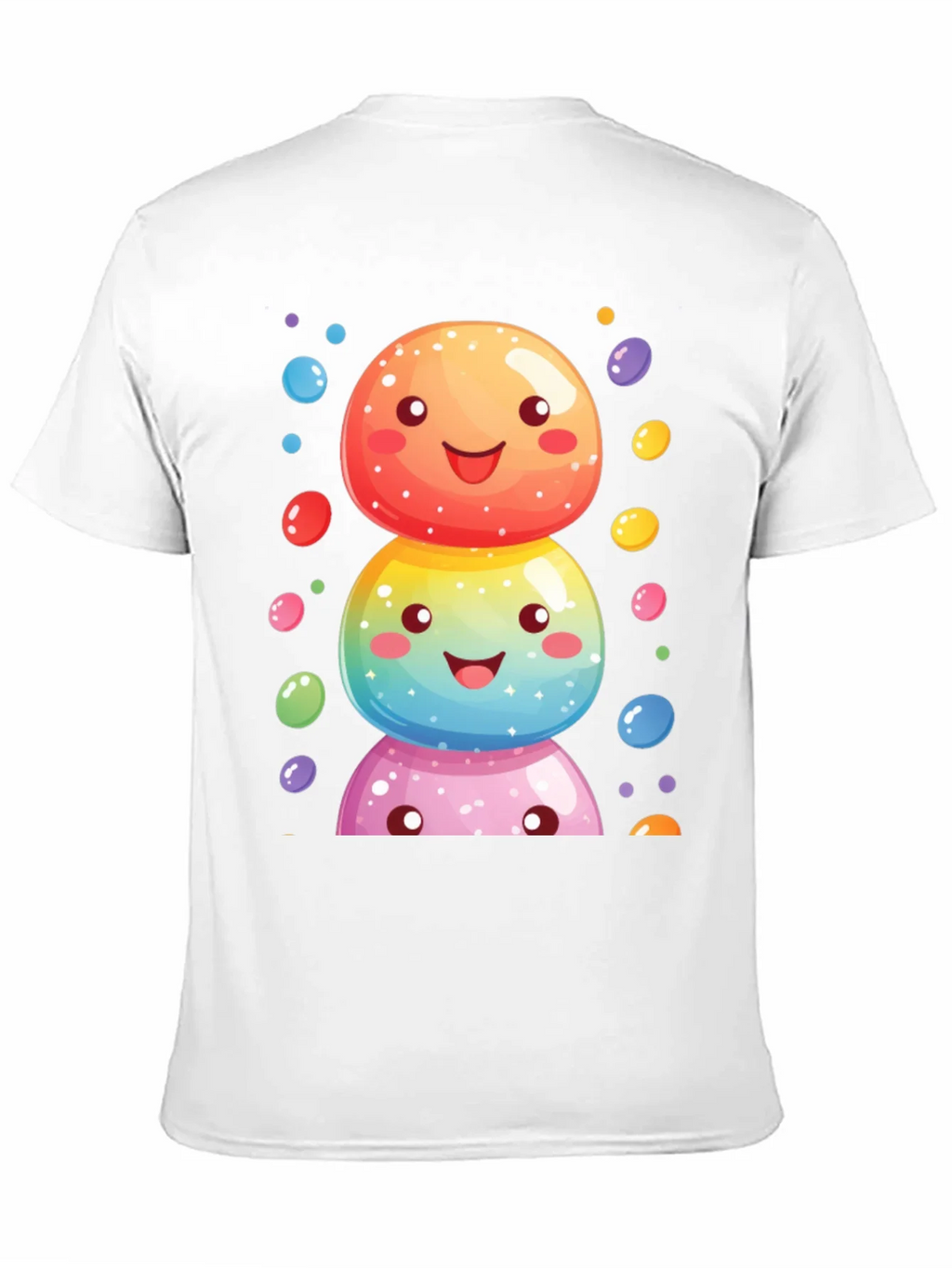 Whimsical Candy Stack Graphic Tee - Black product image 10