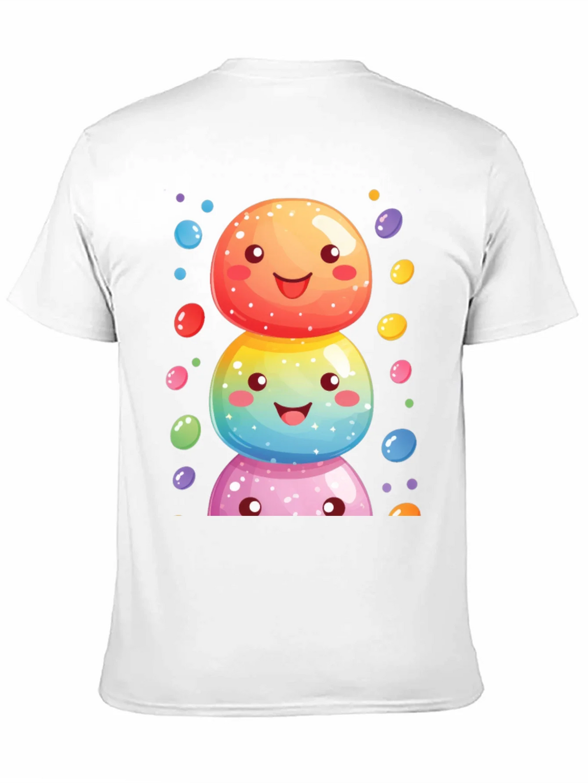 Whimsical Candy Stack Graphic Tee - Black product image 10