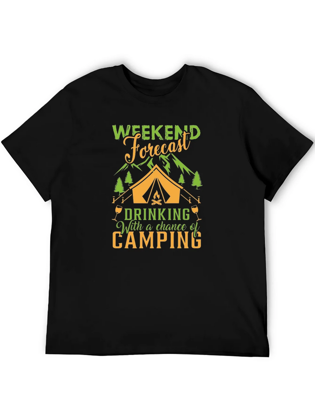 Weekend Forecast: Camping T-Shirt product image 5