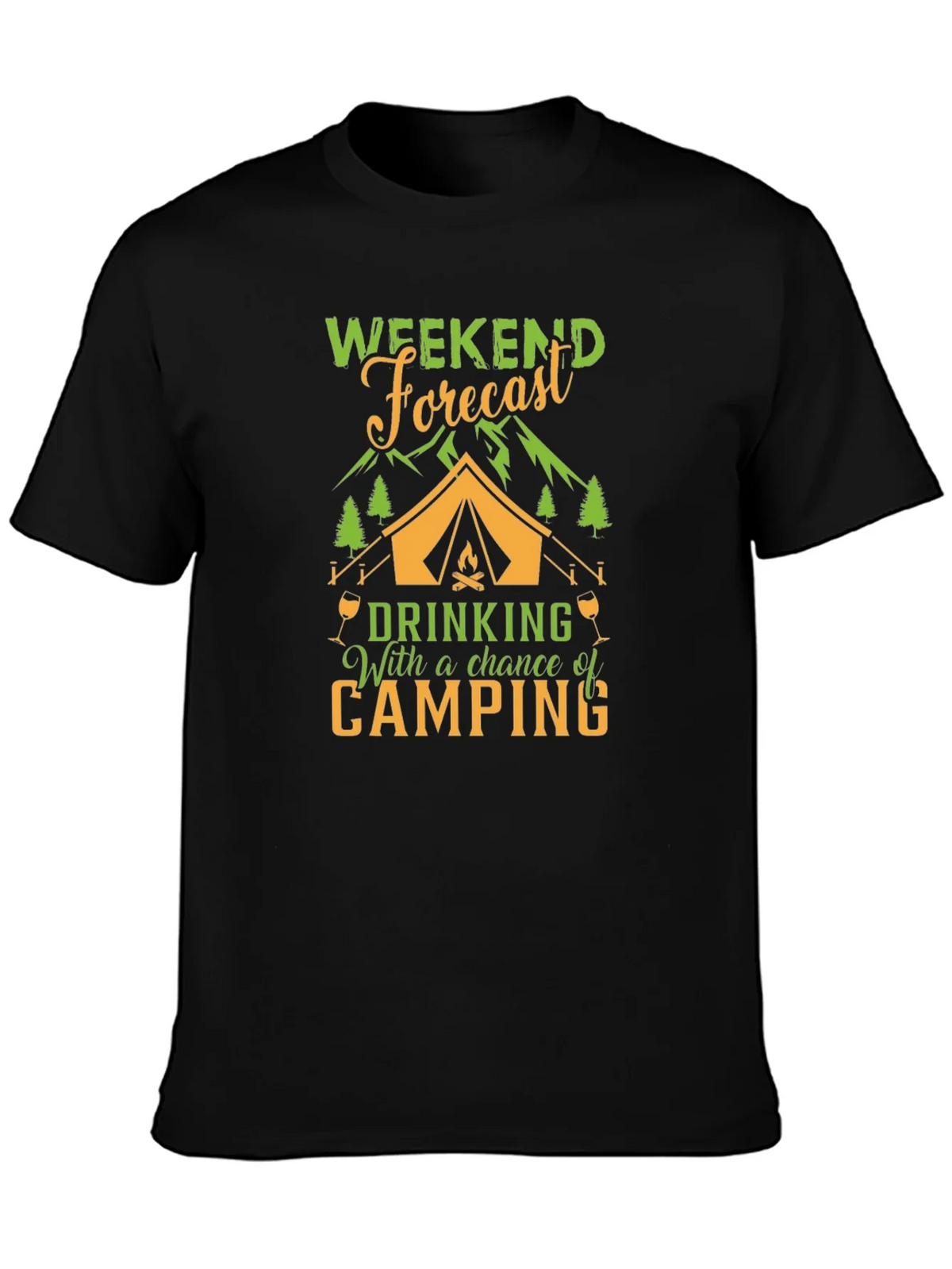 Weekend Forecast: Camping T-Shirt product image 3
