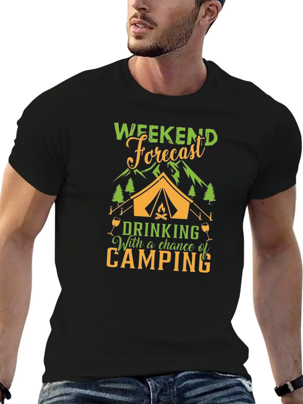 Weekend Forecast: Camping T-Shirt product image 6