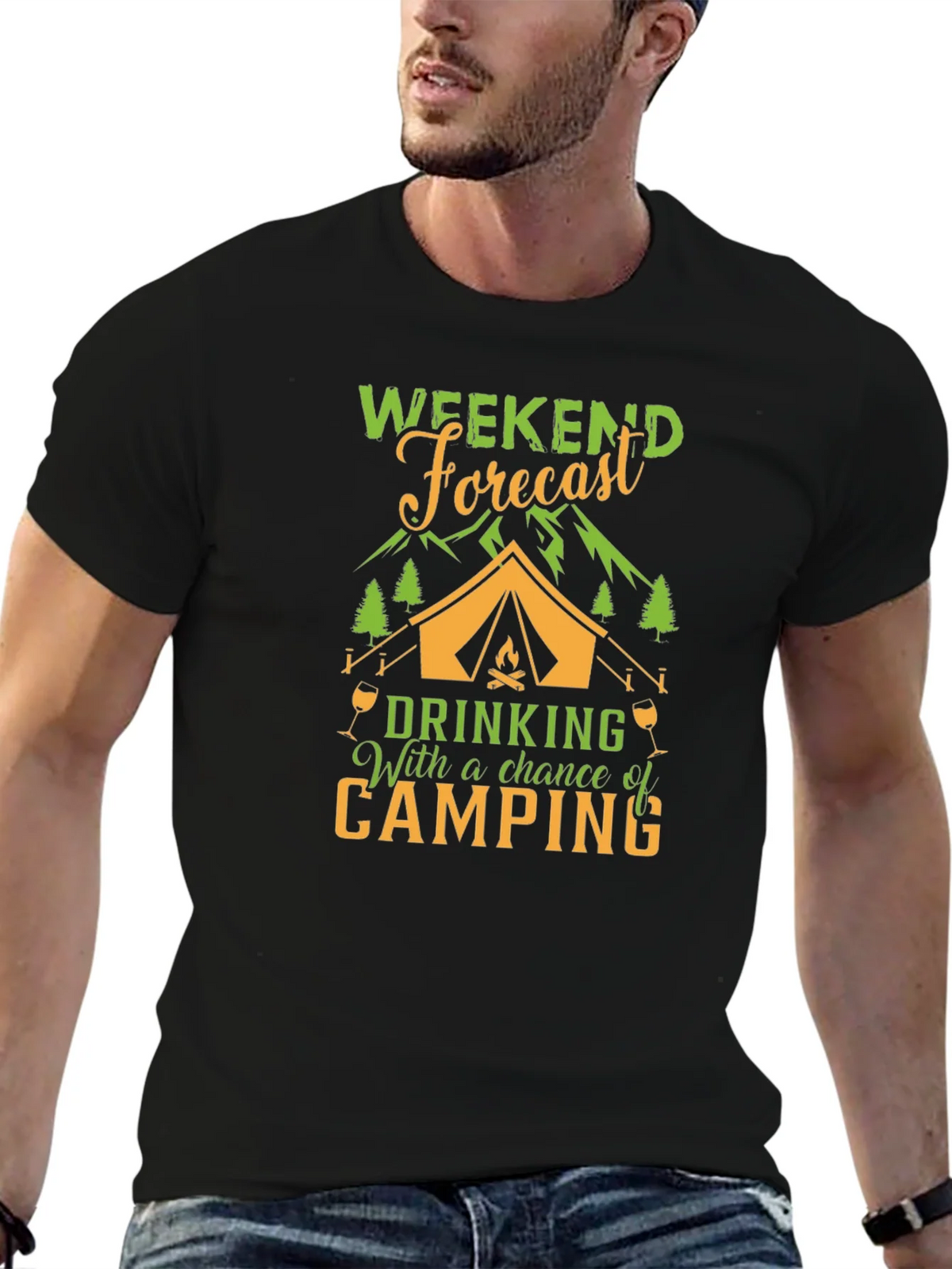 Weekend Forecast: Camping T-Shirt product image 6
