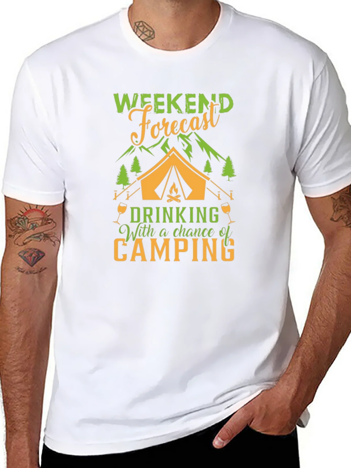 Weekend Forecast: Camping T-Shirt product image 7
