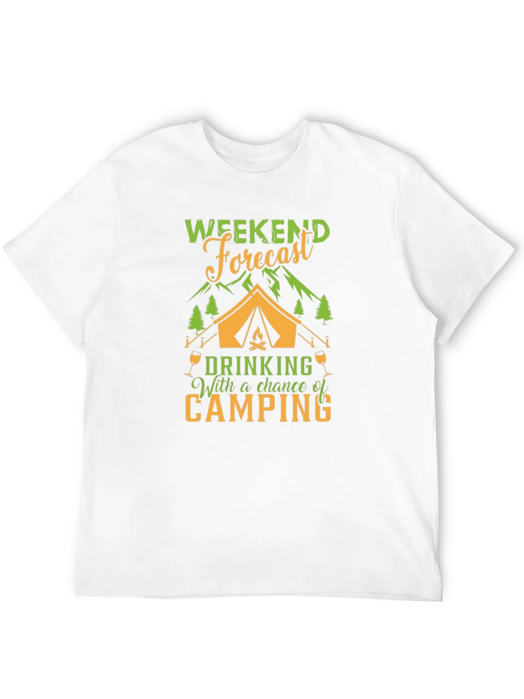 Weekend Forecast: Camping T-Shirt product image 11