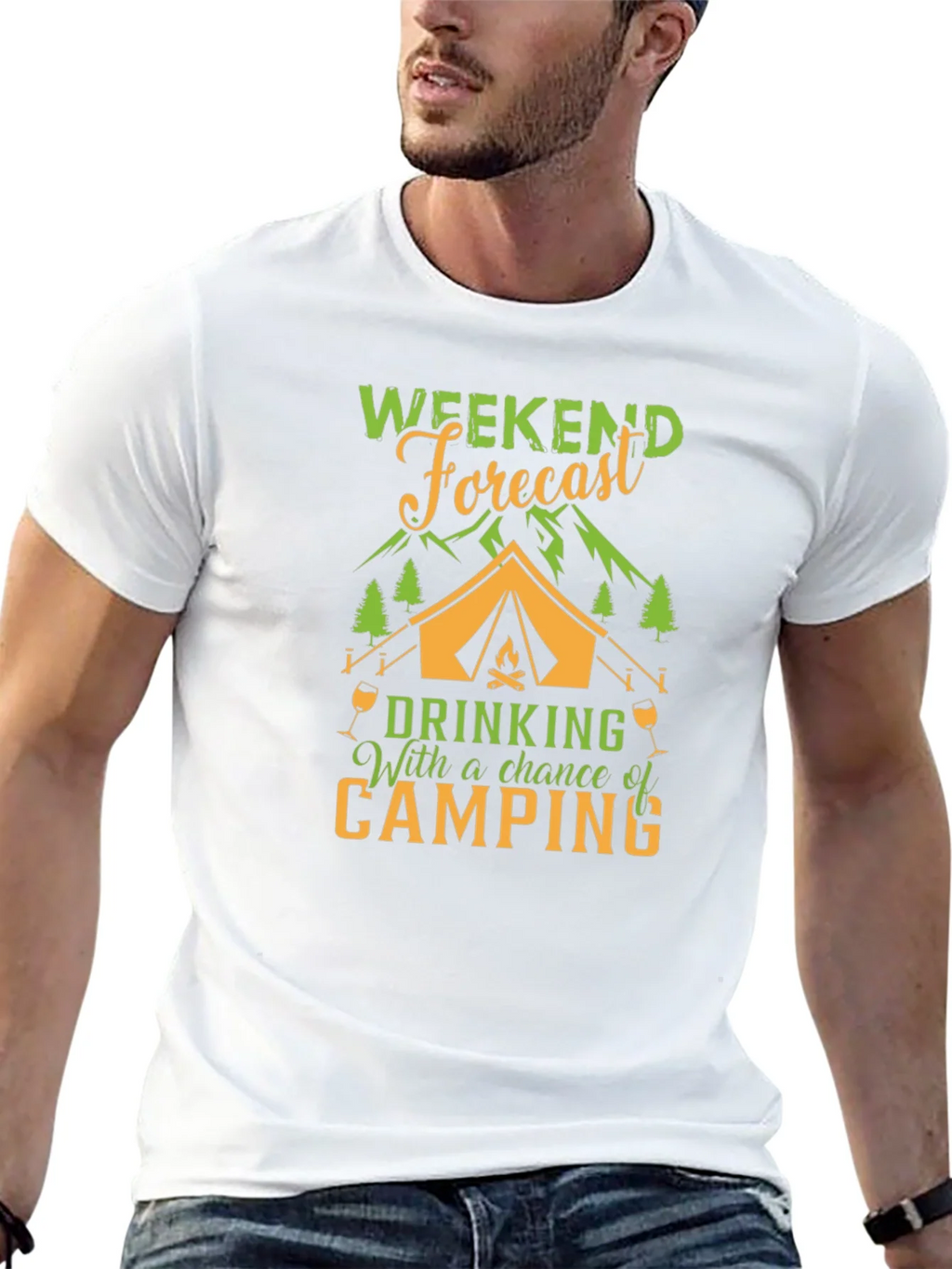 Weekend Forecast: Camping T-Shirt product image 12