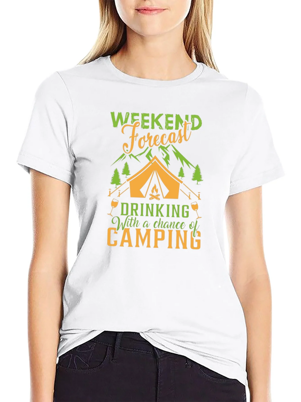 Weekend Forecast: Camping T-Shirt product image 8