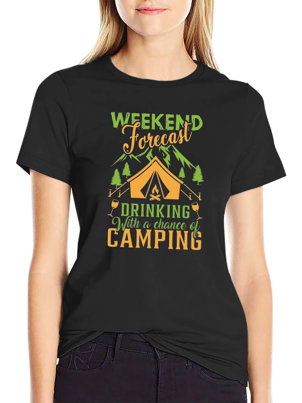 Weekend Forecast: Camping T-Shirt product image 2