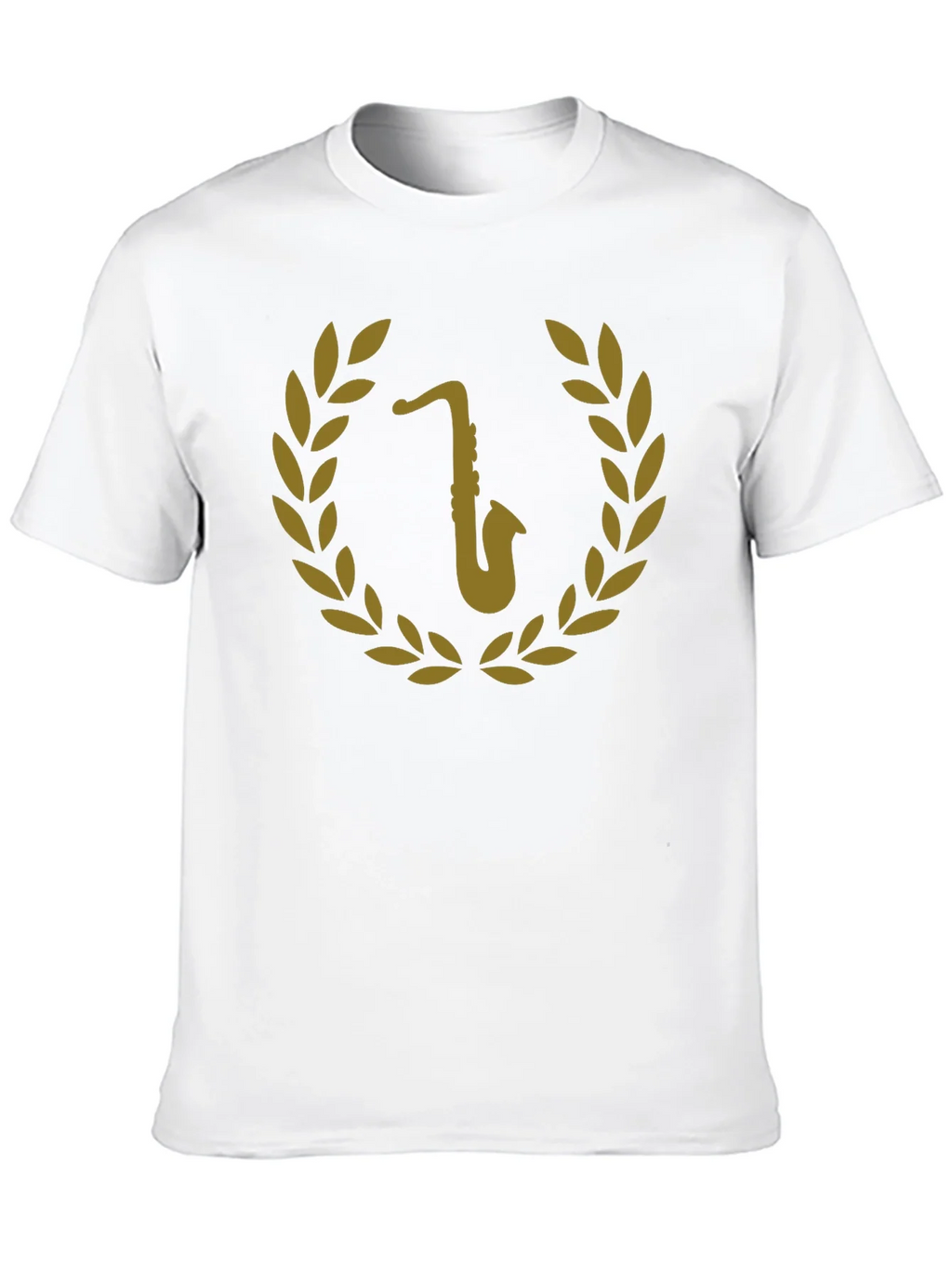 Saxophone Laurel Wreath Graphic Tee product image 9