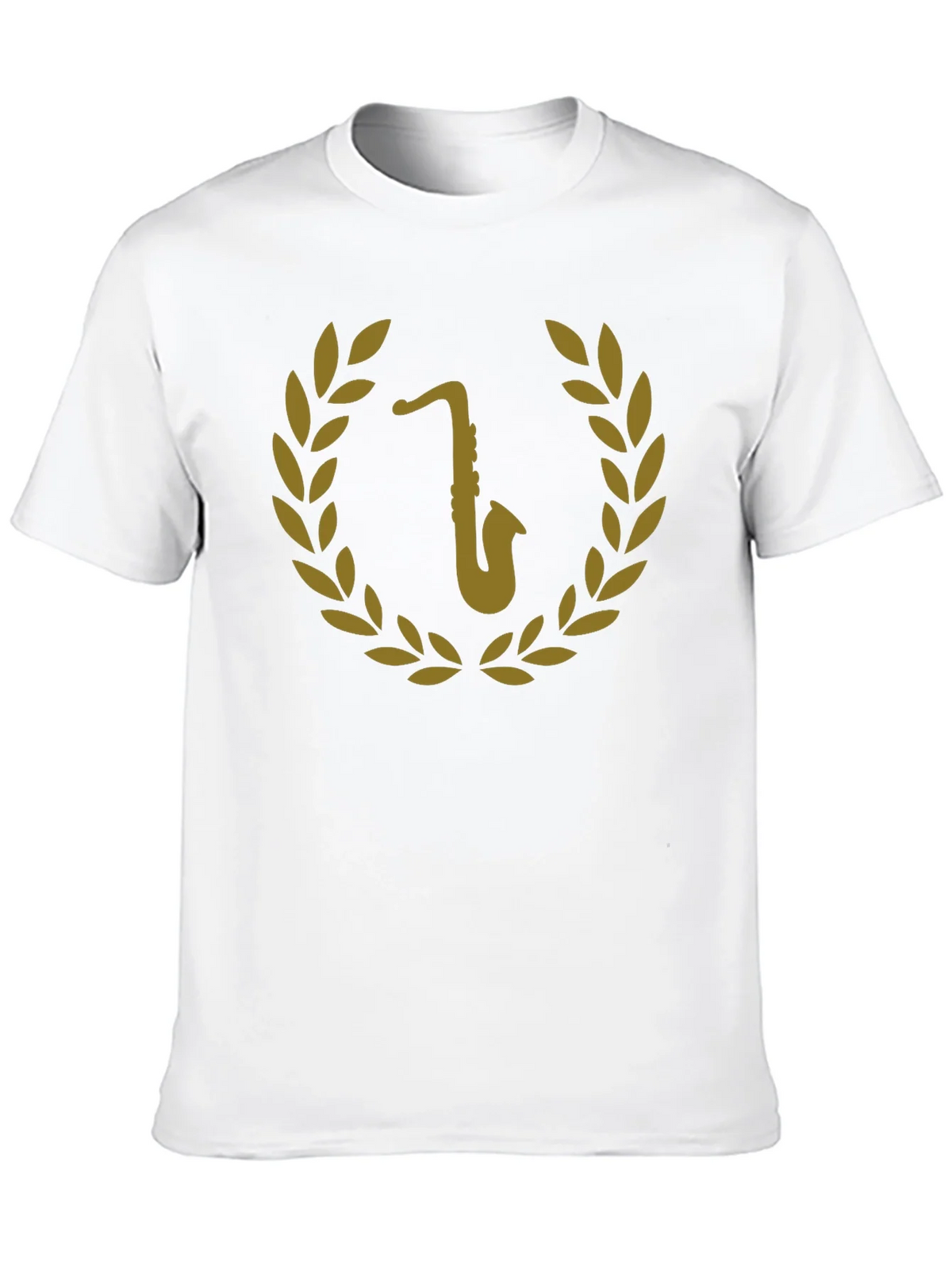 Saxophone Laurel Wreath Graphic Tee product image 9