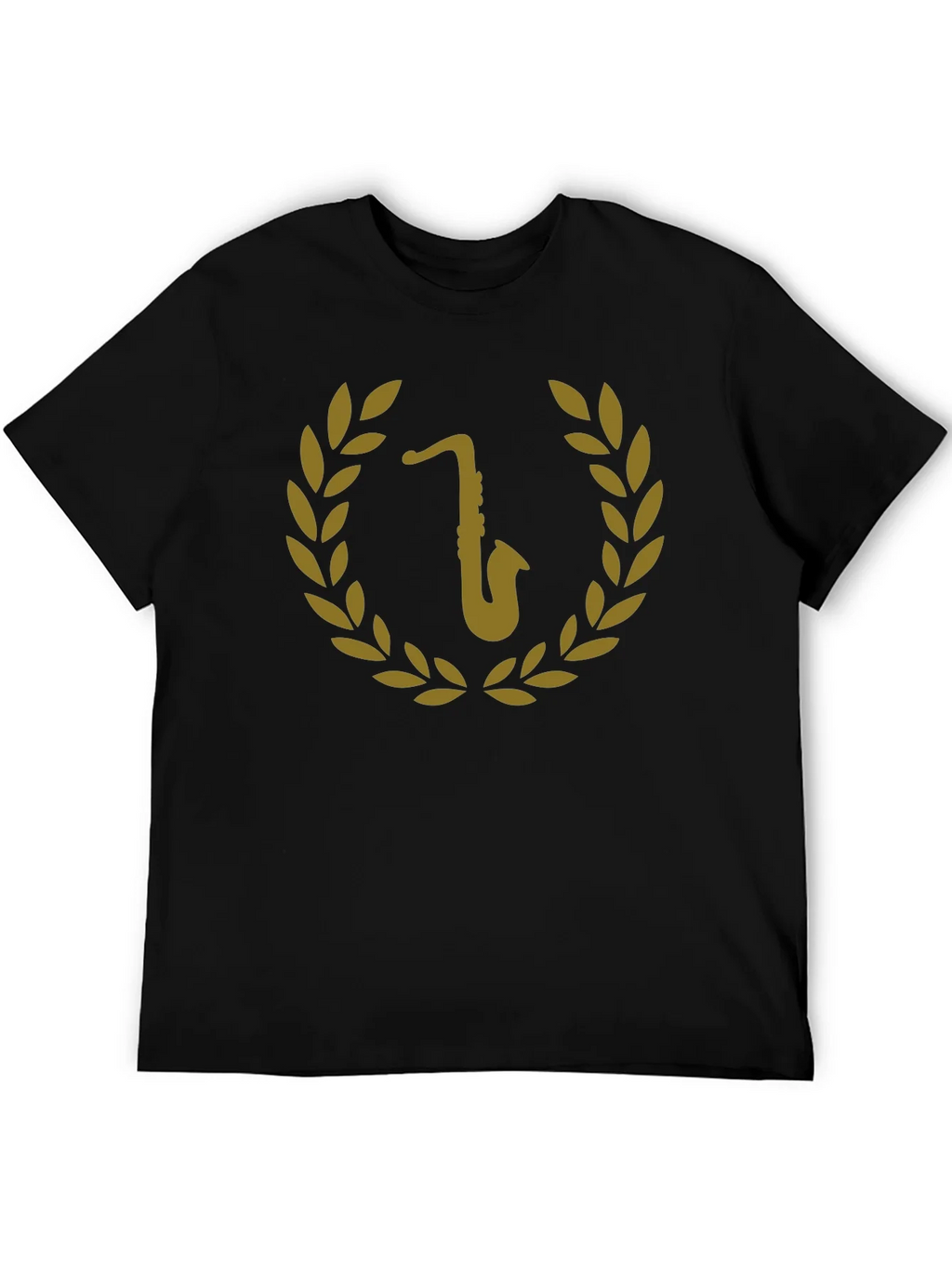 Saxophone Laurel Wreath Graphic Tee product image 5