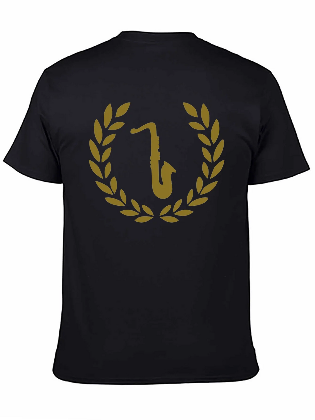 Saxophone Laurel Wreath Graphic Tee product image 4