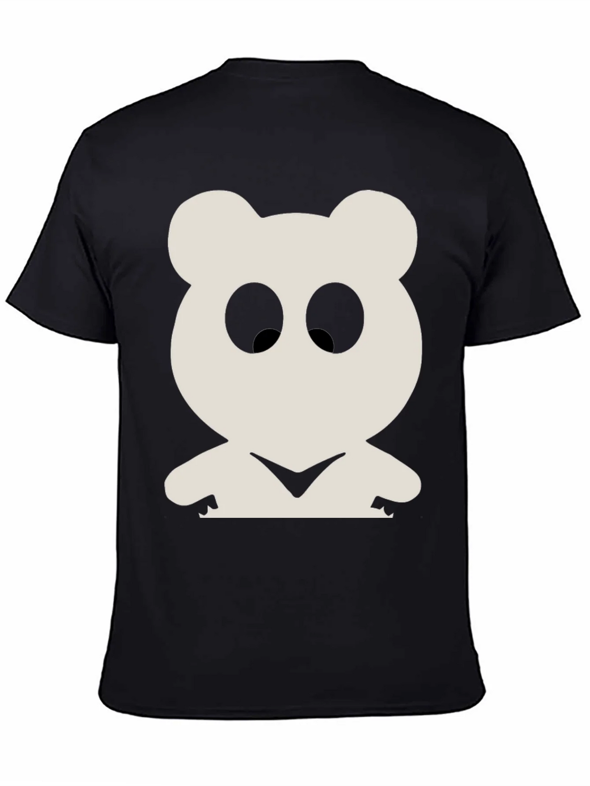 Bear Graphic Tee - Black Unisex T-Shirt product image 4