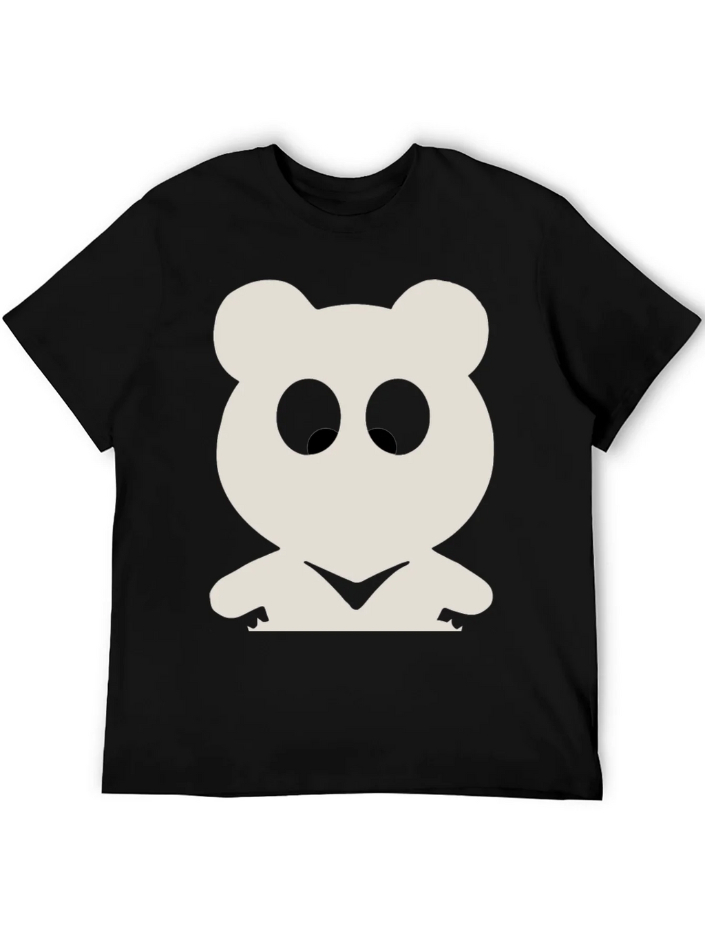 Bear Graphic Tee - Black Unisex T-Shirt product image 5